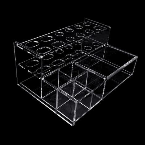 Resin Organizer, 12-Hole Composite Syringe, 4-Compartment Adhesive Dispenser Applicator for Dental Office (1/5)