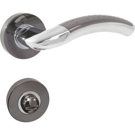 ZT-Rosetten-Grt. SONATA WC, 8 mm, Zamak verchr-schw.HF