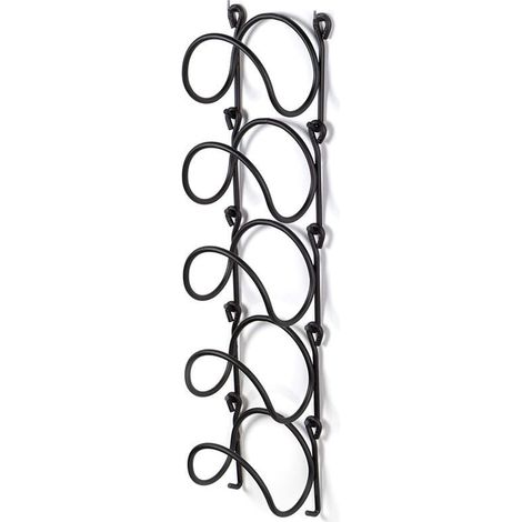 Toallero de pared metálico: accesorio de baño para toallas y paños de baño (1/5)