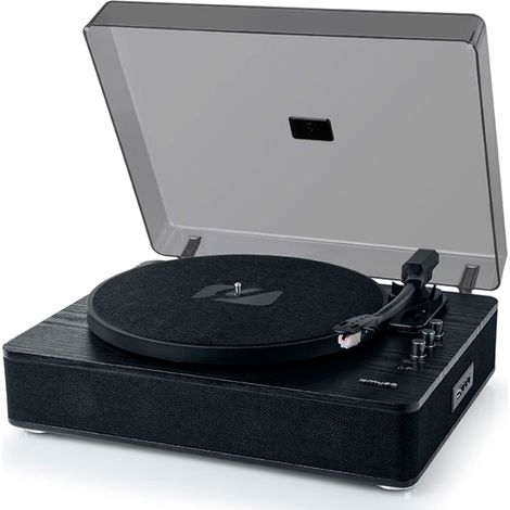 MUSE MT-106 WB BLACK / TOCADISCOS CON ALTAVOCES