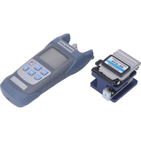 Kit de connexion à froid pour fibre optique, wattmètre optique, outil de dénudage et de coupe pour fibre unique, outils de terminaison (1/5)