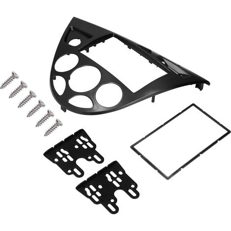 Autoradio 2 DIN Écran CD DVD Insert Tableau de Bord, Remplacement Plug and Play Compatible Focus 1998-2006, Noir (1/5)