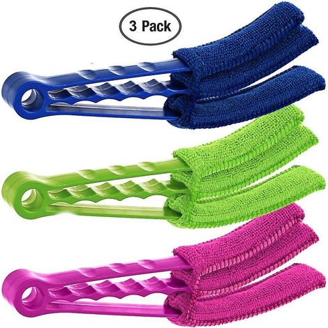 lot De 3 Plumeaux Pour Stores, Climatiseur - Avec Manchons En Microfibre (1/5)