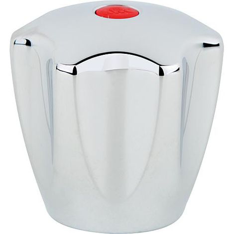 Poignee metallique KWC Corona chromee, chaud, N° fabricant:Z.503.008.000