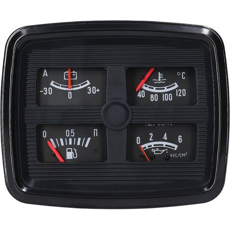 4-in-1 Car Instrument Set, Multifunctional Automotive Fuel Gauge, Oil Pressure, Water Temperature, 12V Ammeter (1/5)