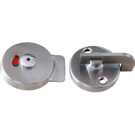 Condamnation de cabine - Décor : Satiné - Matériau : Inox 304 - Diamètre : 64 mm - ITAR