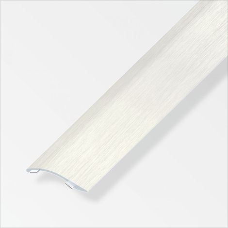 alfer Ausgleichsprofil 2 m, 38.5 x 7.5 mm Alu eloxiert Edelstahl Optik Profil