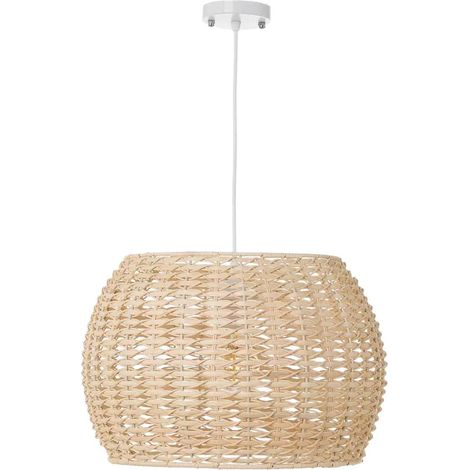 Lustre en Rotin (1/3)