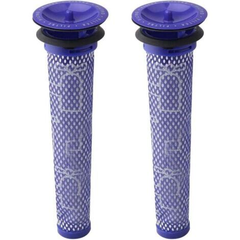 Lot de 2 pré-filtres de rechange pour Dyson DC59, DC62, DC74, V6, V7, V8.