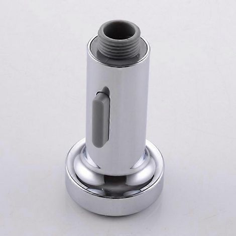 Douchette extractible chromée G1/2 à 2 fonctions pour robinet de cuisine extractible avec interrupteur de débit (1/5)