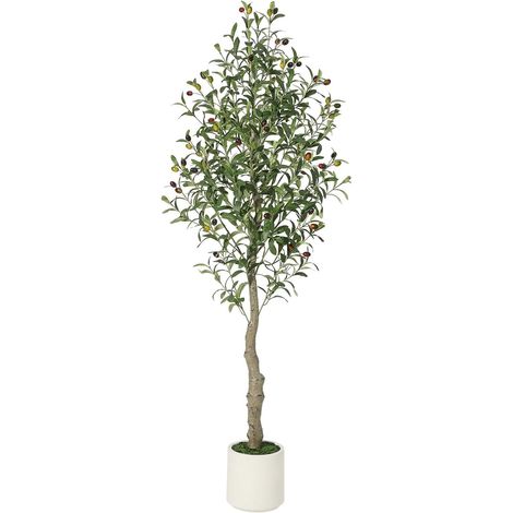 Olivier Artificiel d'Intérieur, Plante Méditerranéenne, 210 cm (1/5)