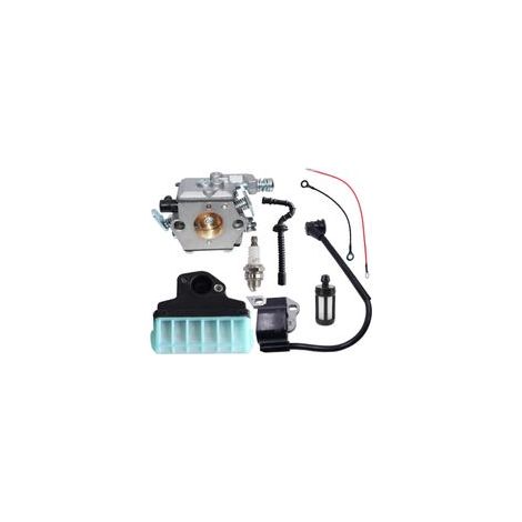 Kit di ricambio carburatore e filtro aria Hippotech Carb con bobina di accensione per motoseghe STIHL 021 023 025 MS210 MS230 MS250. (1/4)