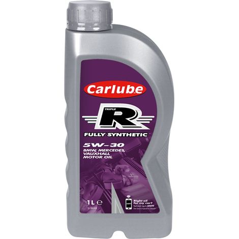 Carlube Triple R 5W-30 Fully Synthetic Engine Oil for BMW – 1 Liter (Model CLBXRT001)