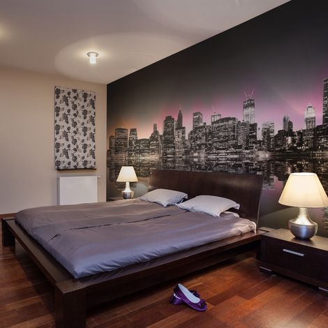 Fotomurale - Colorful glow over NYC - 350x270 (1/4)
