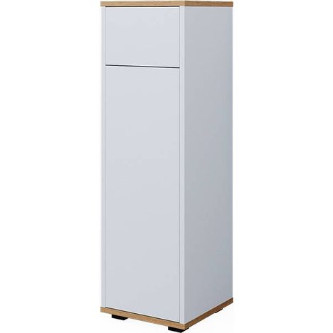 Midischrank Didi, Weiß/Artisan, 30 x 97 cm mit Schublade, Vicco (1/5)