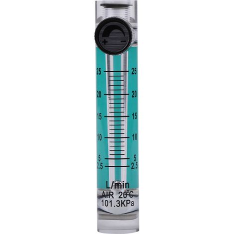 Débitmètre de gaz, débitmètre d'oxygène LZQ-5 2,5-25 LPM (1/5)