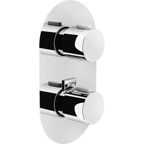 Externer 1-Wege-Unterputz-Thermostat für Nobili Dusche Serie LIKID LK00101CR  Verchromt - Messing