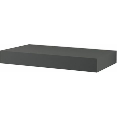 Mensola sospesa 100 cm per lavabo bagno in legno Grafite - COSTA (1/3)