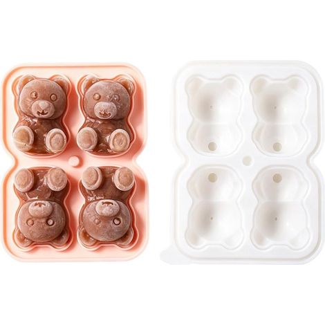 à glaçons pour congélateur, récipient mignon en silicone de qualité (1/5)