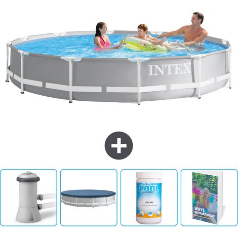 Intex Piscina Prism Frame Rotonda - 366x76 cm - 5-pezzi  SCB116 (1/4)