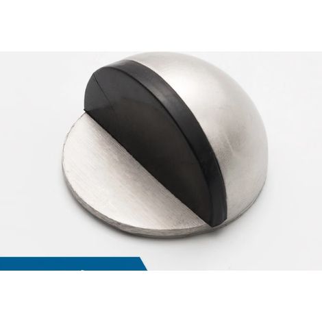 1pcs Butoir de Porte en Acier Inoxydable Butée de Porte Magnétique, Arrêt de Porte Adhesive avec Vis de Montage et 3M Colles pour Protéger la Porte et Mur--Acier inoxydable brossé (1/5)