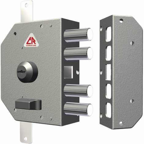 C.R. ART. 3250 SERRATURA DI SICUREZZA CON CHIAVE SINISTRA SENZA ASTE (1/2)