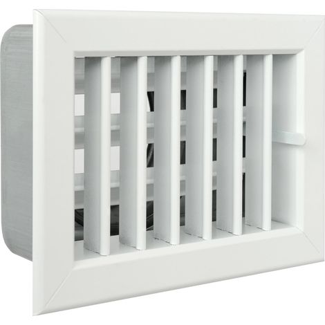 La Ventilazione GCSIB1813100 Griglia Incasso per Camini, Alluminio Bianco, 180x130 mm (1/4)