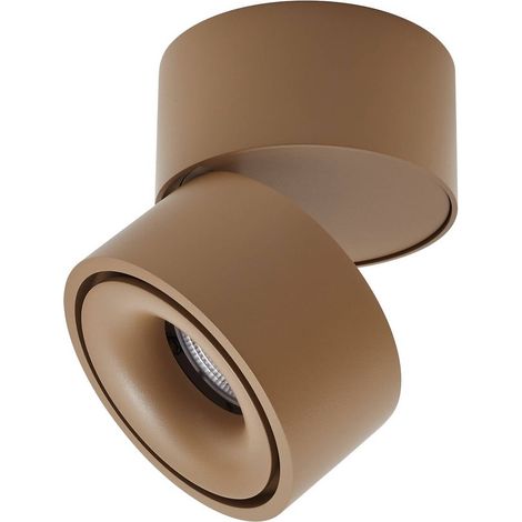 LED-taklampa "Rotari" aus aluminium / grå / zink für hall von Arcchio