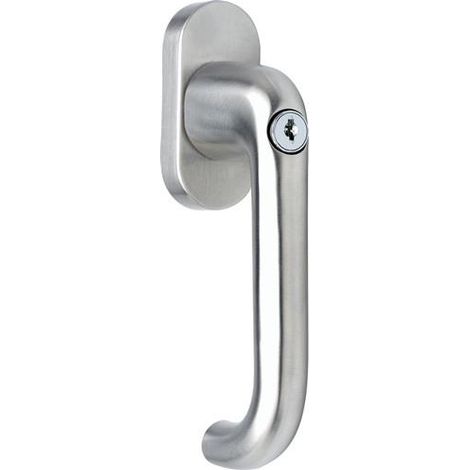 Manilla  de ventana  VA  ma  20-40mm  forma  de U,  con cerradura  DENI (1/2)