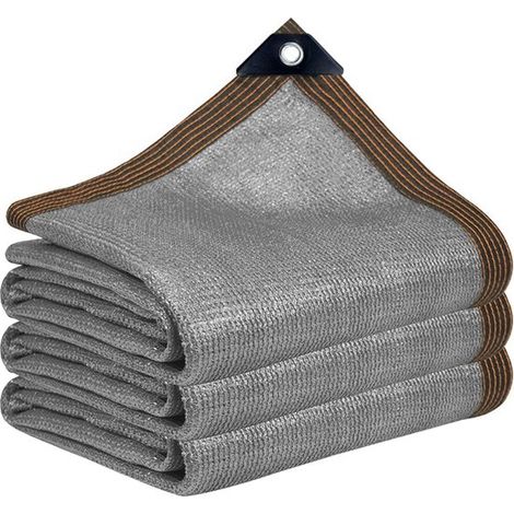 Schattierungsnetz – Sonnenschutz – Terrassenschutz – Wasser- und luftdurchlässig – 2 x 2 m – Schwarz (1/5)