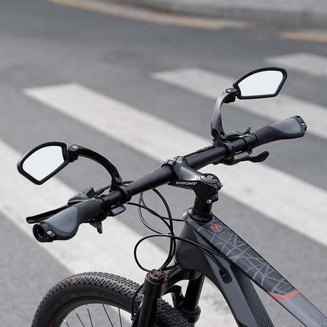 Espejo retrovisor para bicicleta - Alta definición ajustable - Espejo retrovisor para patinetes eléctricos - Accesorios para espejos retrovisores de bicicletas de carretera (1/4)