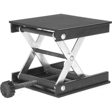 Table Élévatrice de Laboratoire, Plate Forme élévatrice de Laboratoire en Acier Inoxydable, Support de Table élévatrice à Support métallique réglable pour Expériences de Laboratoire 90 x 90 mm (1/5)