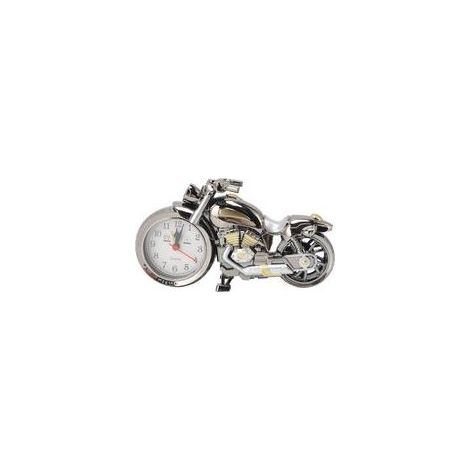 Réveil Moto Vintage pour Enfants – Modèle 168A en Métal Doré et Foncé, Design Ingénieux pour Maison, Bureau ou Voiture (1/5)
