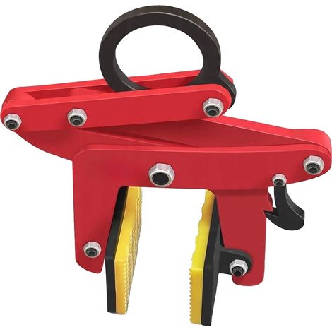 Transportklemme, verstellbarer Griff, 390 kg Tragkraft, schwarz (1/5)