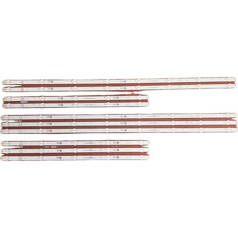 Barre de rétroéclairage LED, Aluminium, Longueur 780 mm, Source de lumière : Ampoules LED, Source d'alimentation DC, Dimmable (1/5)