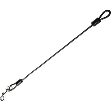 Laisse pour Chien Résistante Mastication,Corde en Acier pour Empêcher Mastication (1/5)