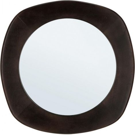 Specchio Legno Marrone Scuro Moderno da Parete 54,5 cm - EVANS (1/4)
