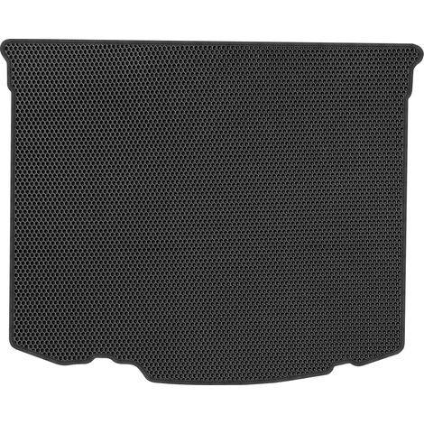 Tappetino per bagagliaio in EVA per Mazda 3 II Sedan dal 2009 al 2014, motivo a nido d'ape - nero (1/5)