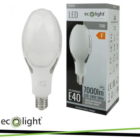 LAMPADA E40 70W 4000K 7000LM                                                                             - Luce NATURALE