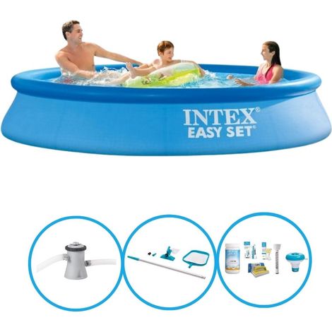Intex Piscine Easy Set Ronde - 305x61 cm - 4-pièces S22405 (1/5)
