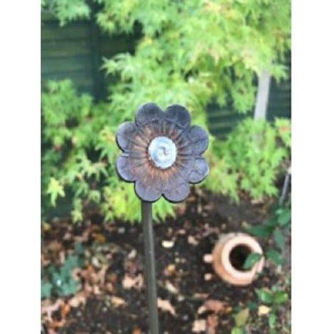 Daisy Pin Support 5Ft (Bare Metal/Natural Rust) (Pack of 3) - Steel - H152.4 cm