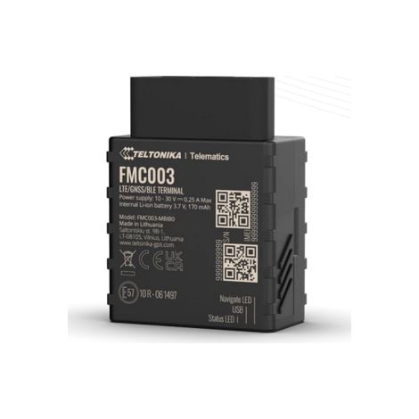 Teltonika FMC003 localizador o rastreador GPS Coche Rastreador de GPS Negro (1/4)