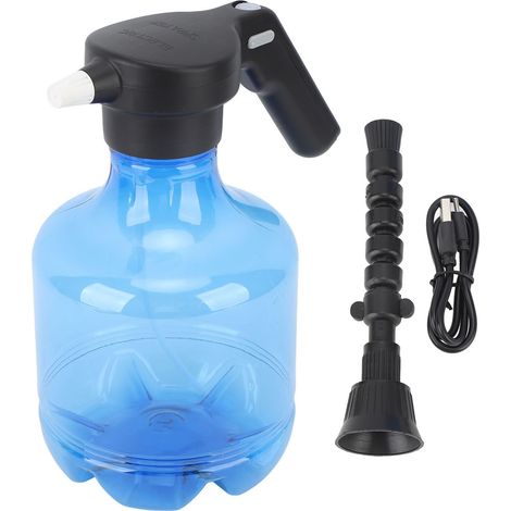 Pulvérisateur de jardin électrique 3L, bleu 800mAh avec buse rotative pour plantes (1/5)