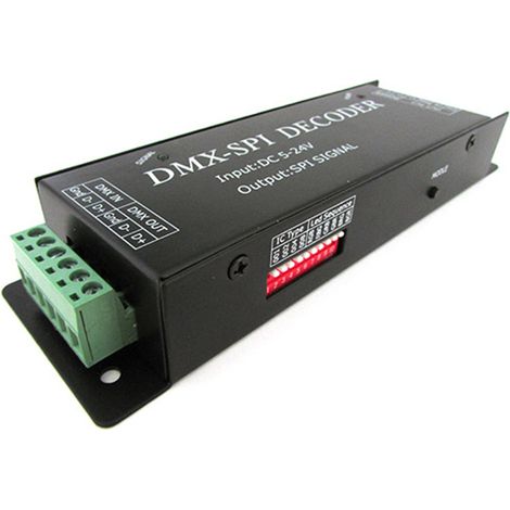 Convertitore DMX SPI Decoder Converter IC WS2811 WS2801 LPD6803 TM1803 TM1809 TM1812 UCS1903 TLS3001 TLS3008 P9813 DMX200 (1/3)
