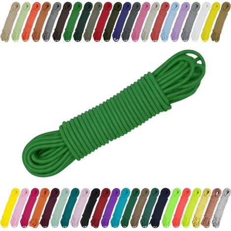 Cordon élastique en caoutchouc - 2 mm - 3 mm - Pour couture, bricolage et extérieur - Caoutchouc rond, corde expansive, bande élastique vert, 2 mm x 5 m (1/5)