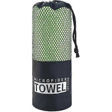 Mikrofaser-Strandtuch für Erwachsene, Reisehandtuch, Badetuch, Sporthandtuch, schnelltrocknend-4080CM-Green