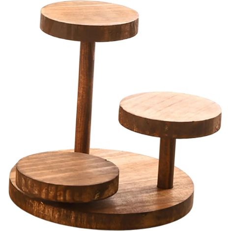 Prsentoir gteaux en bois support plantes (1/5)
