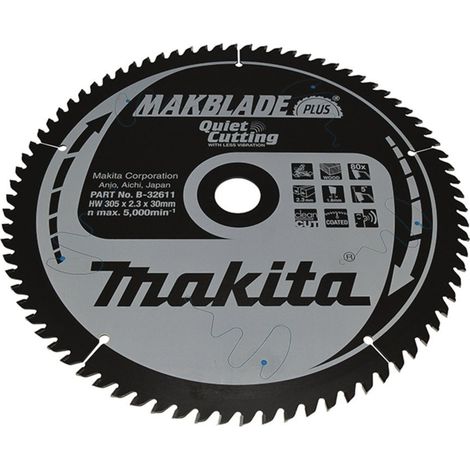 Makita B-32611 Kreissägeblatt TCT 305 x 30 mm 80T Holz (1/2)