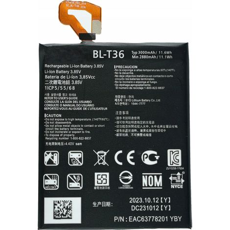 NEUE BATTERIE BL-T36 FÜR LG K10 2018 K11 X410 K30 (1/4)