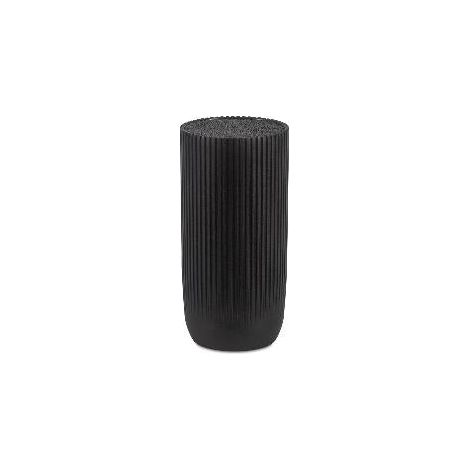 ANDREA HOUSE CC25098 Bloque Cuchillos Negro Ø11X23Cm - ref: CC25098